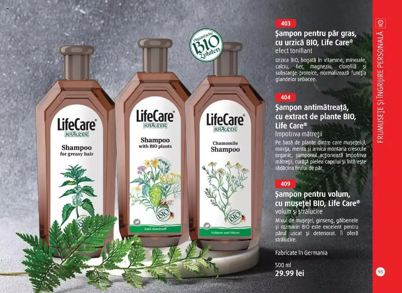 Catalog Catalog Life Care primavara-vara 2023 de la 1 martie până la 31 decembrie 2023 - Revista Pagina 95