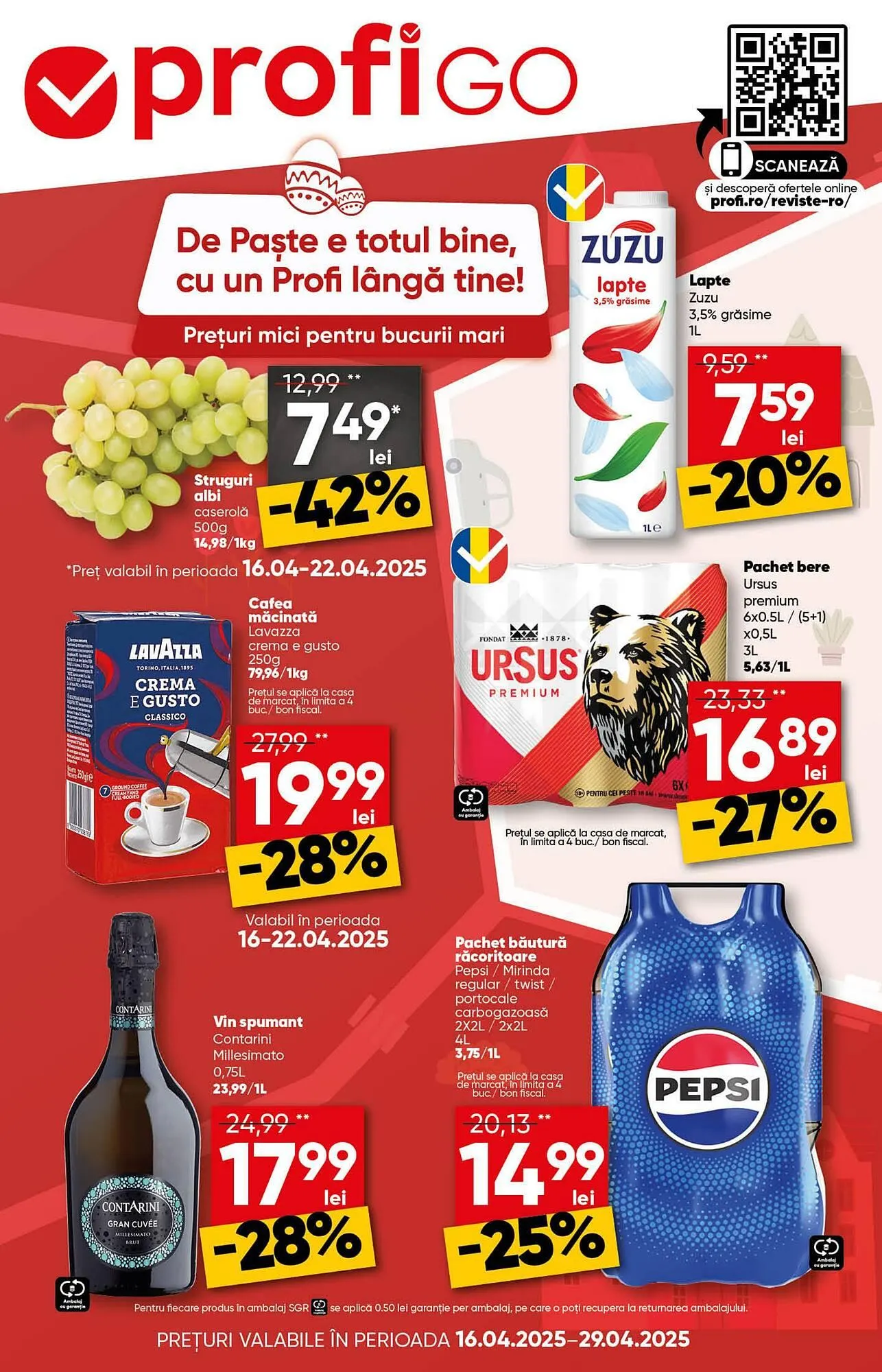 Catalog Catalog PROFI de la 16 aprilie până la 29 aprilie 2025 - Revista Pagina 1