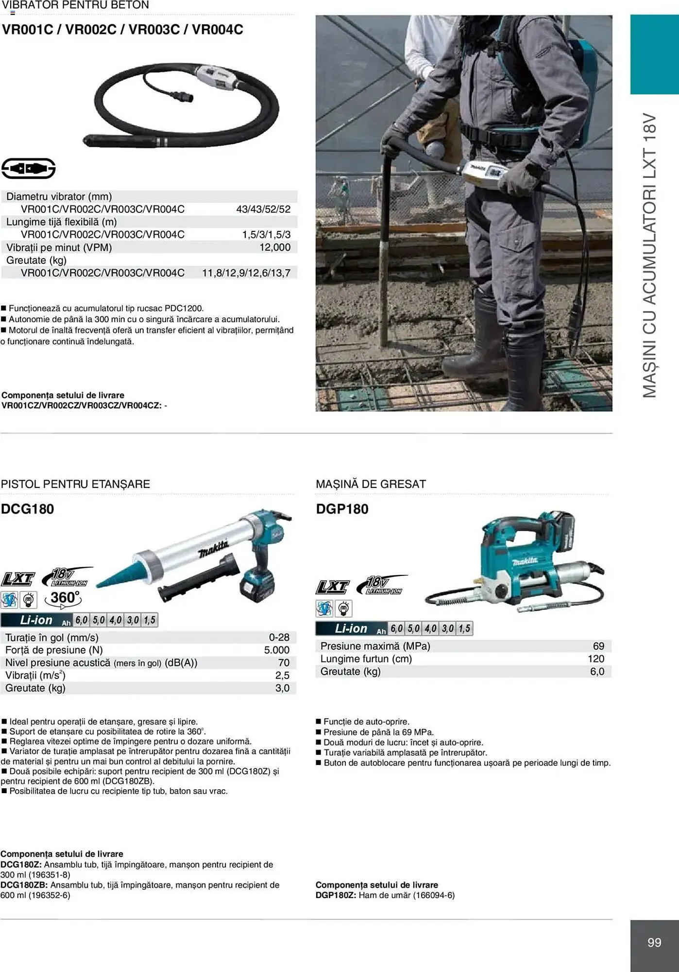 Catalog Catalog Makita de la 8 ianuarie până la 31 decembrie 2025 - Revista Pagina 99