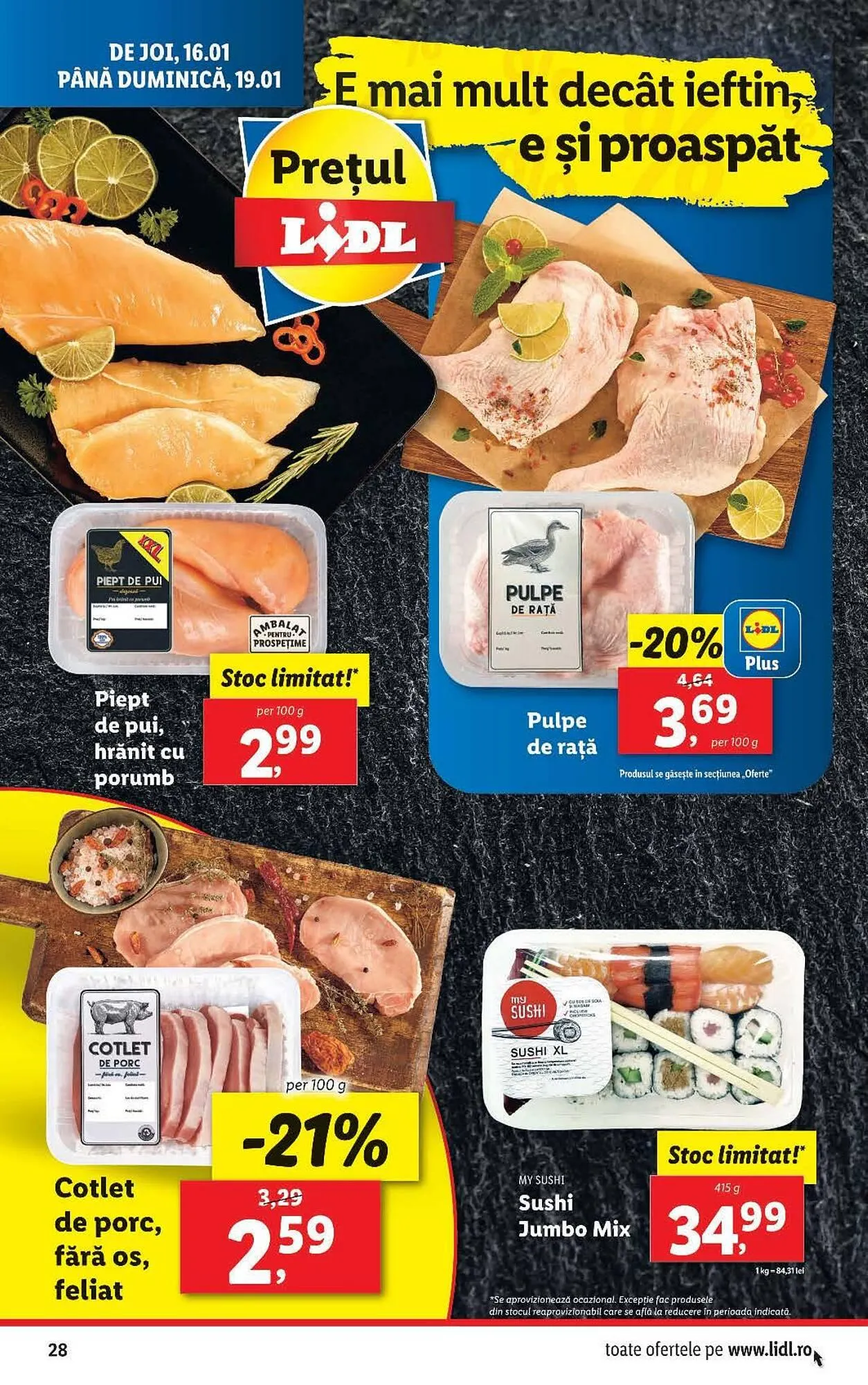 Catalog Catalog Lidl de la 13 ianuarie până la 19 ianuarie 2025 - Revista Pagina 28