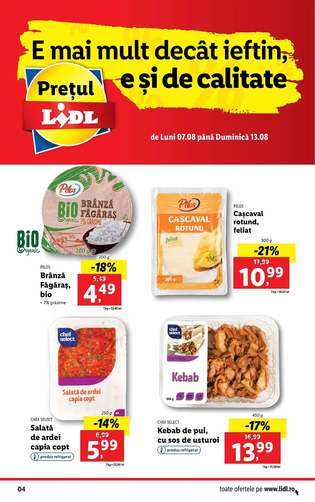 Catalog Lidl catalog de la 7 august până la 13 august 2023 - Revista Pagina 4