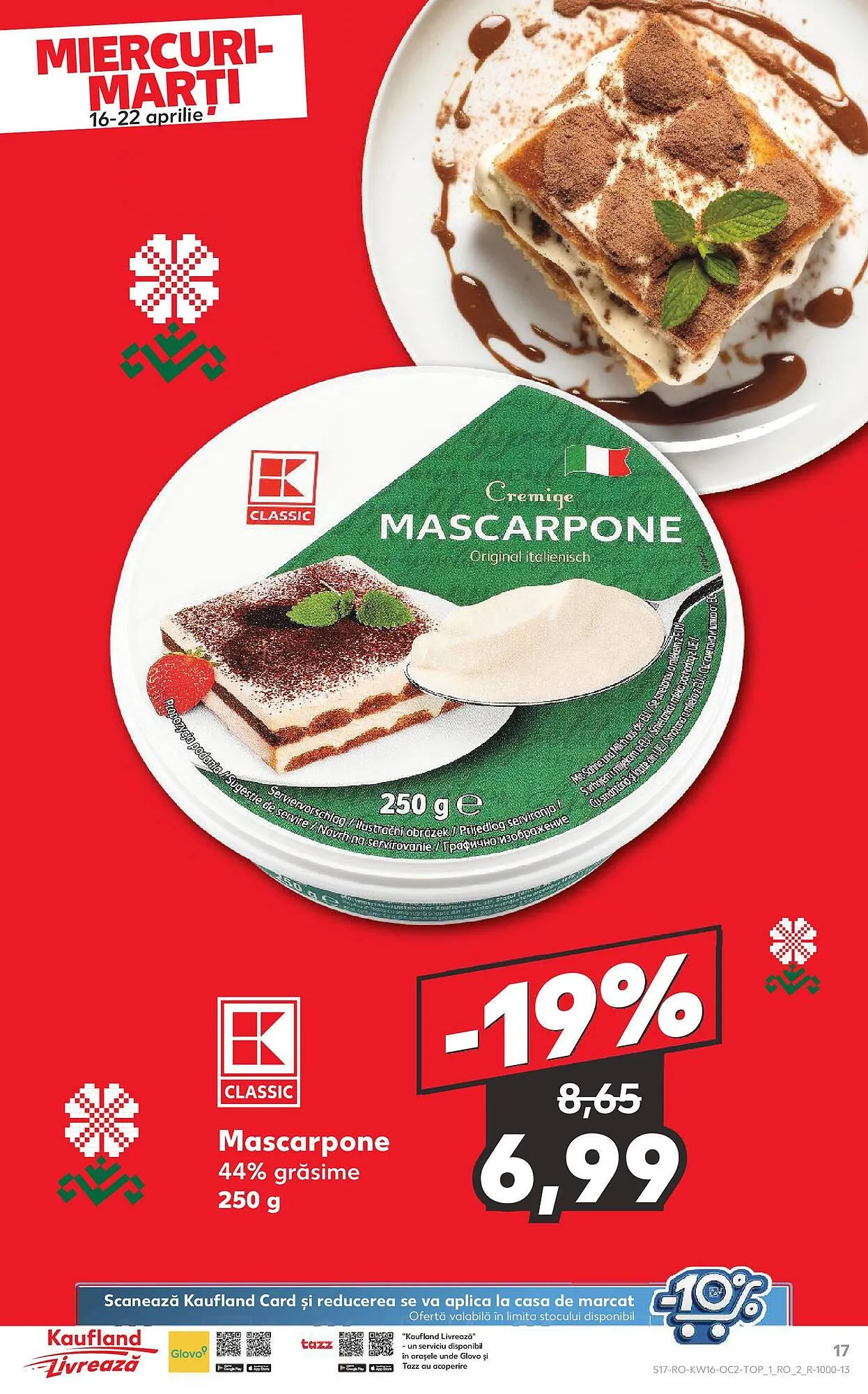 Catalog Catalog Kaufland de la 16 aprilie până la 22 aprilie 2025 - Revista Pagina 17