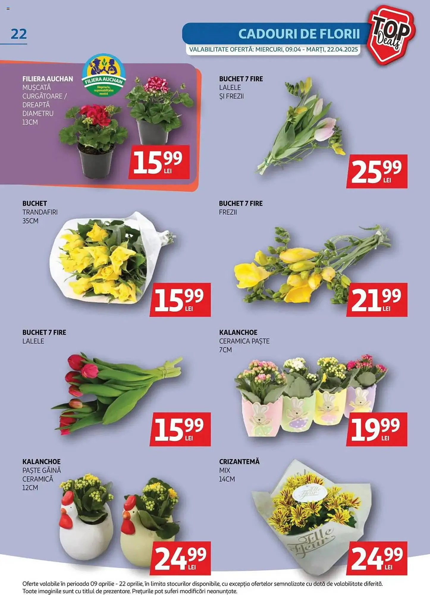 Catalog Catalog Auchan de la 9 aprilie până la 22 aprilie 2025 - Revista Pagina 22