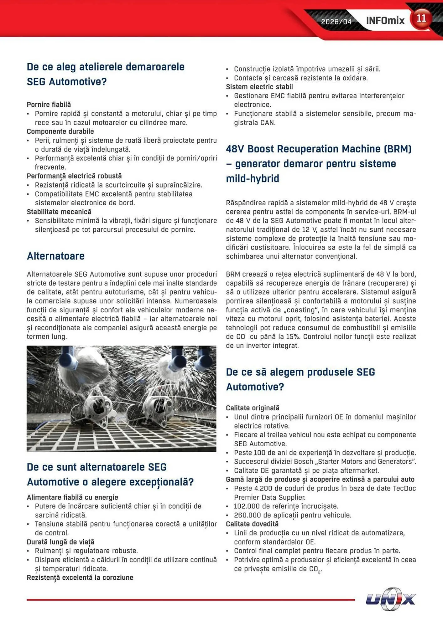 Catalog Catalog UNIX Auto de la 1 aprilie până la 30 aprilie 2026 - Revista Pagina 11