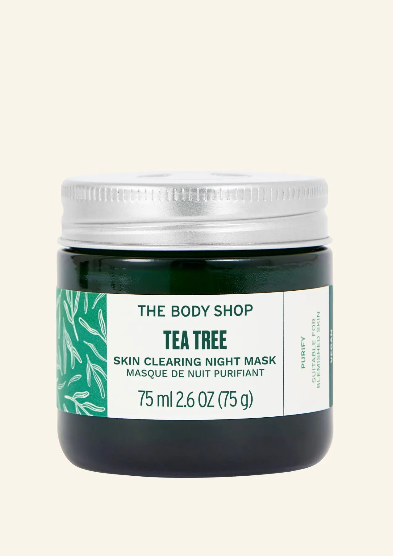 Masca faciala de noapte Tea Tree 75 ml