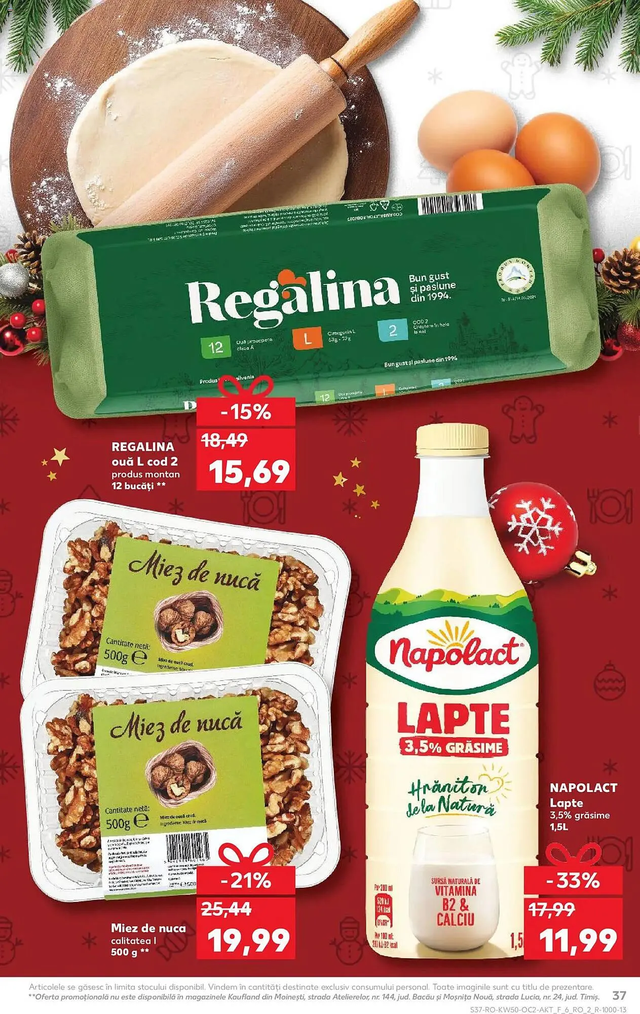 Catalog Catalog Kaufland de la 10 decembrie până la 16 decembrie 2025 - Revista Pagina 37