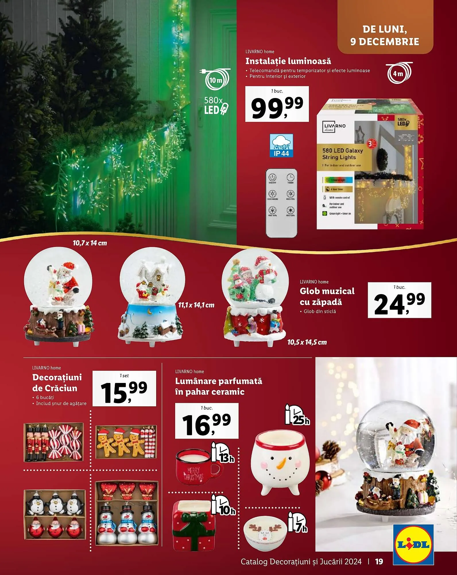 Catalog Catalog Lidl de la 4 noiembrie până la 24 decembrie 2024 - Revista Pagina 19