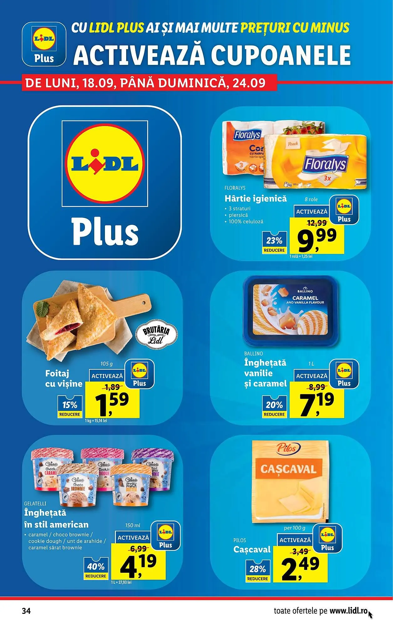 Catalog Lidl catalog de la 18 septembrie până la 24 septembrie 2023 - Revista Pagina 34