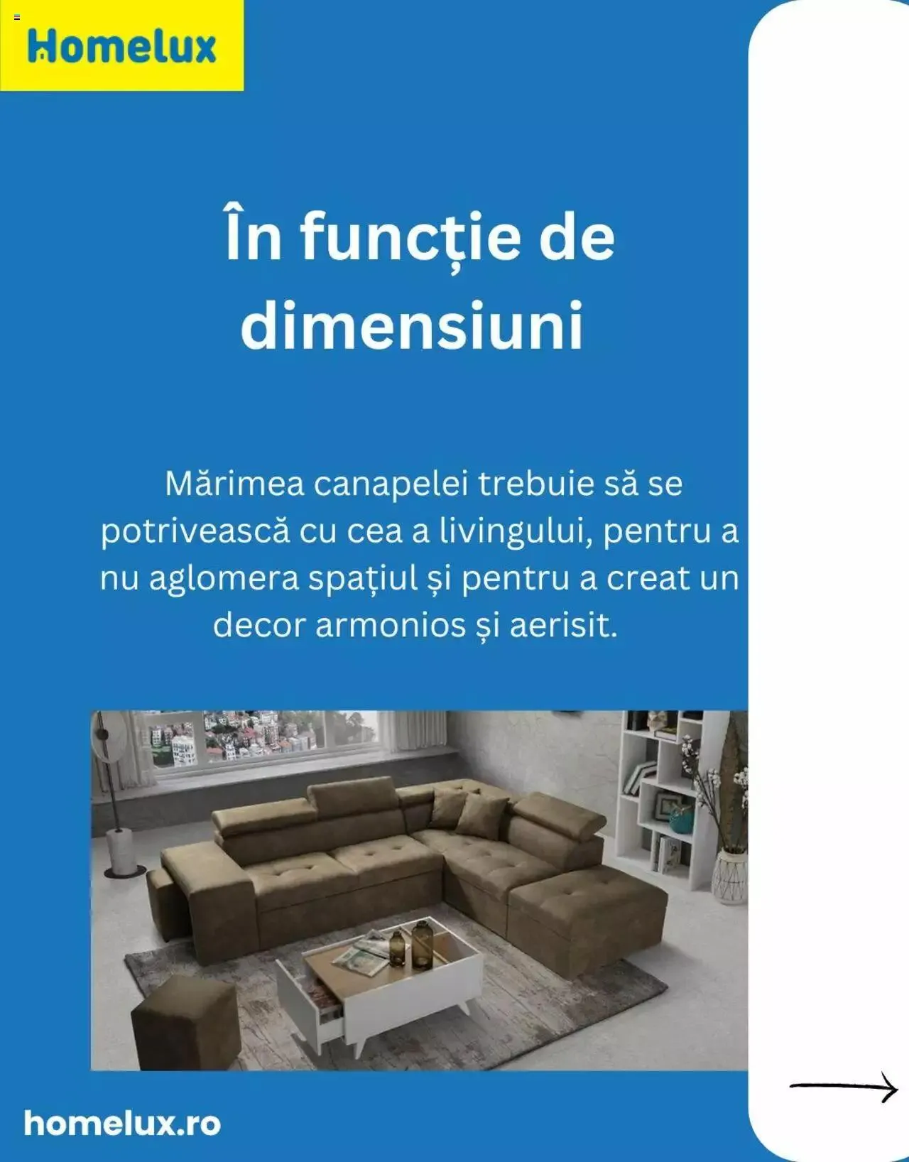 Catalog Homelux catalog - Canapea de la 19 aprilie până la 31 decembrie 2024 - Revista Pagina 2