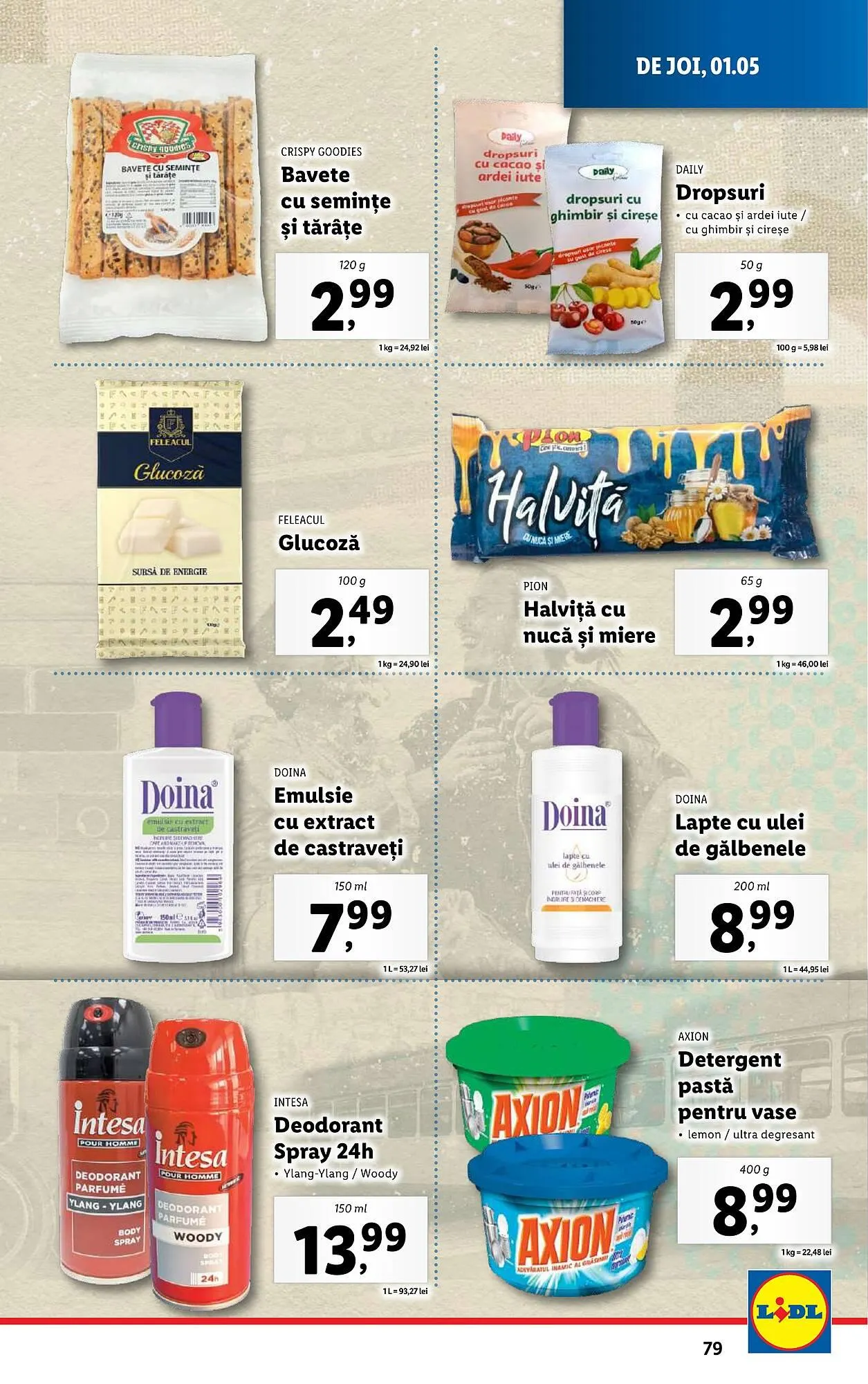 Catalog Catalog Lidl de la 22 aprilie până la 27 aprilie 2025 - Revista Pagina 79