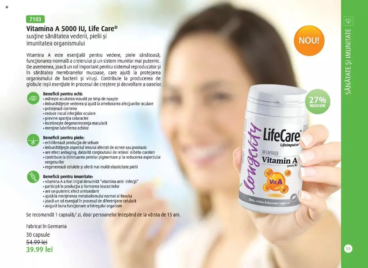 Catalog Catalog Life Care primavara-vara 2023 de la 1 martie până la 31 decembrie 2023 - Revista Pagina 57