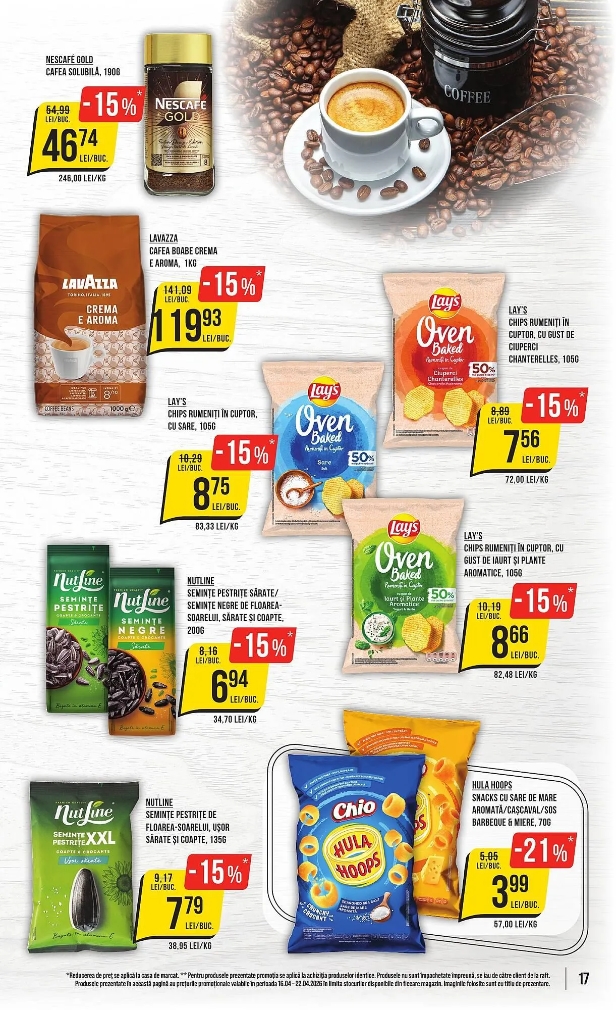 Catalog Catalog Mega Image de la 16 aprilie până la 22 aprilie 2026 - Revista Pagina 17