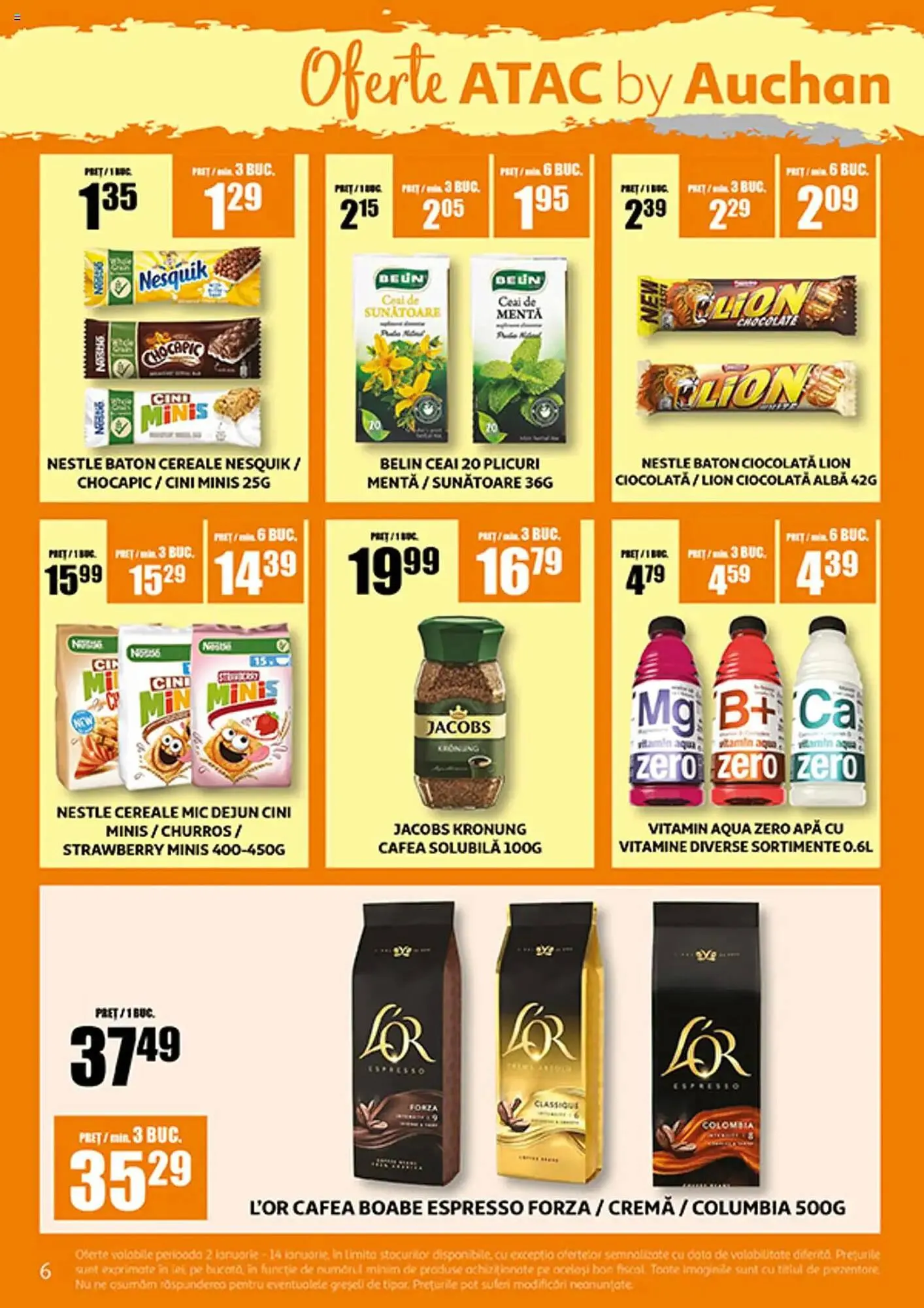 Catalog Catalog Auchan de la 2 ianuarie până la 14 ianuarie 2025 - Revista Pagina 6