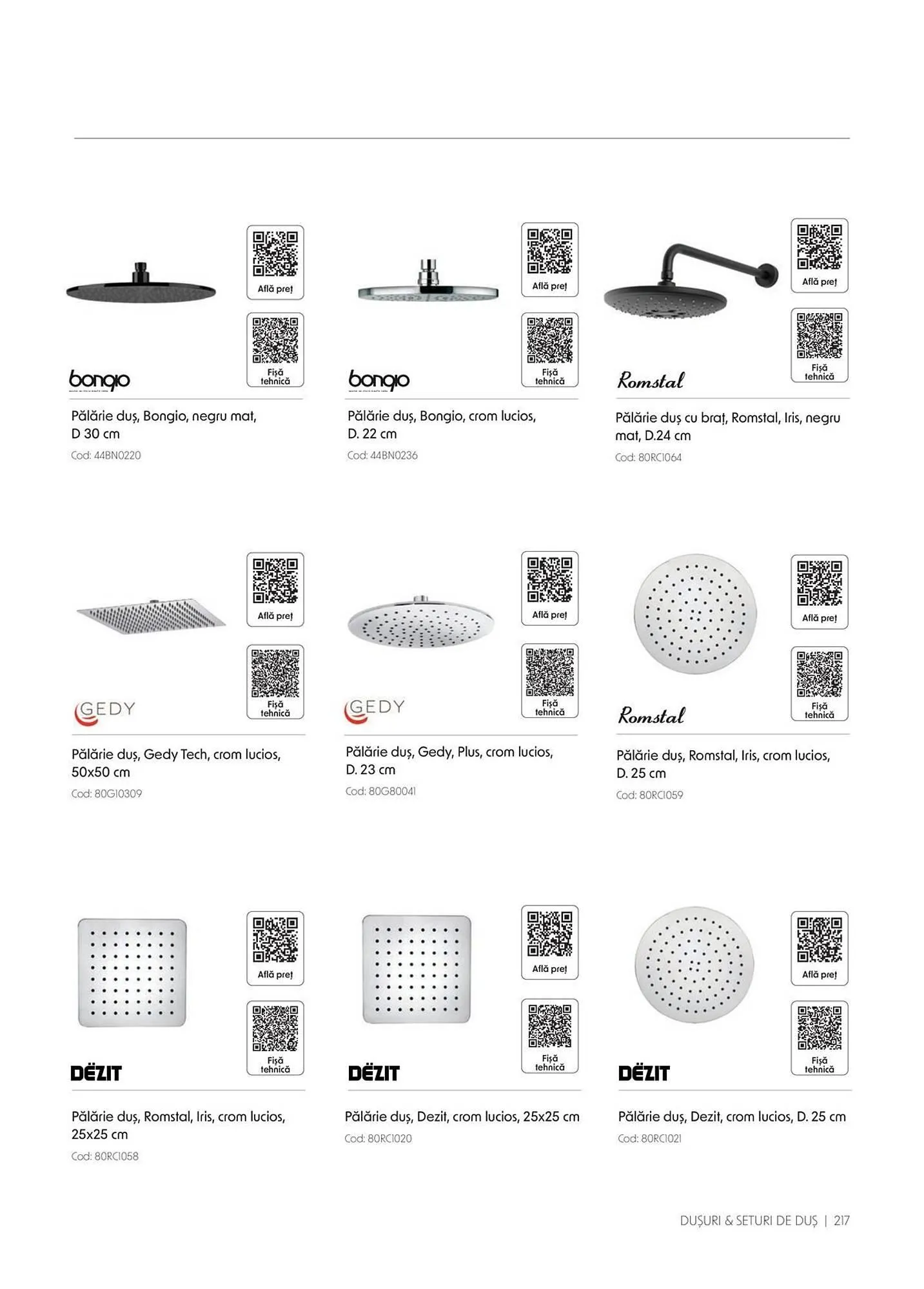 Catalog Catalog Romstal de la 1 aprilie până la 31 decembrie 2026 - Revista Pagina 217