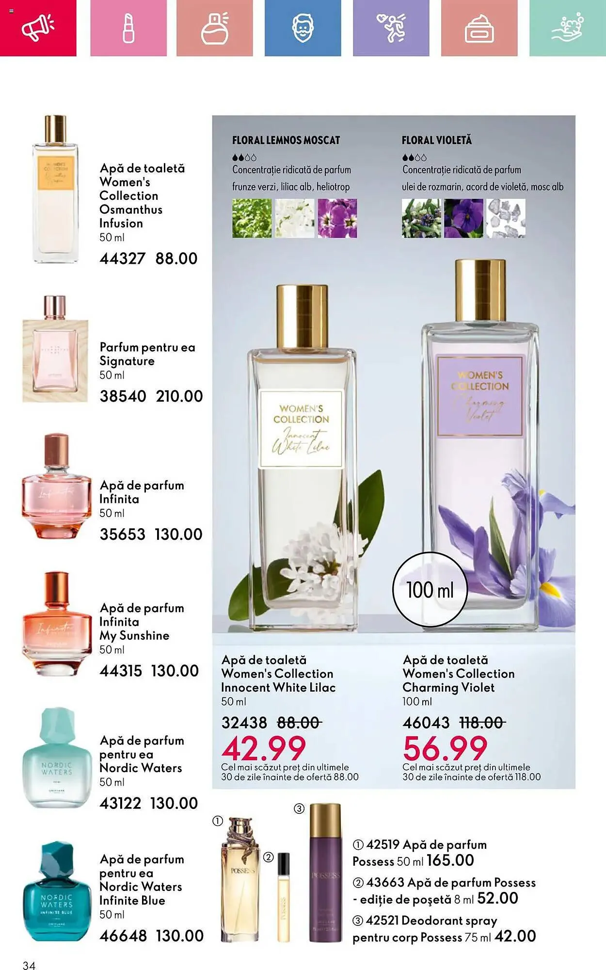 Catalog Catalog Oriflame de la 23 martie până la 12 aprilie 2025 - Revista Pagina 34