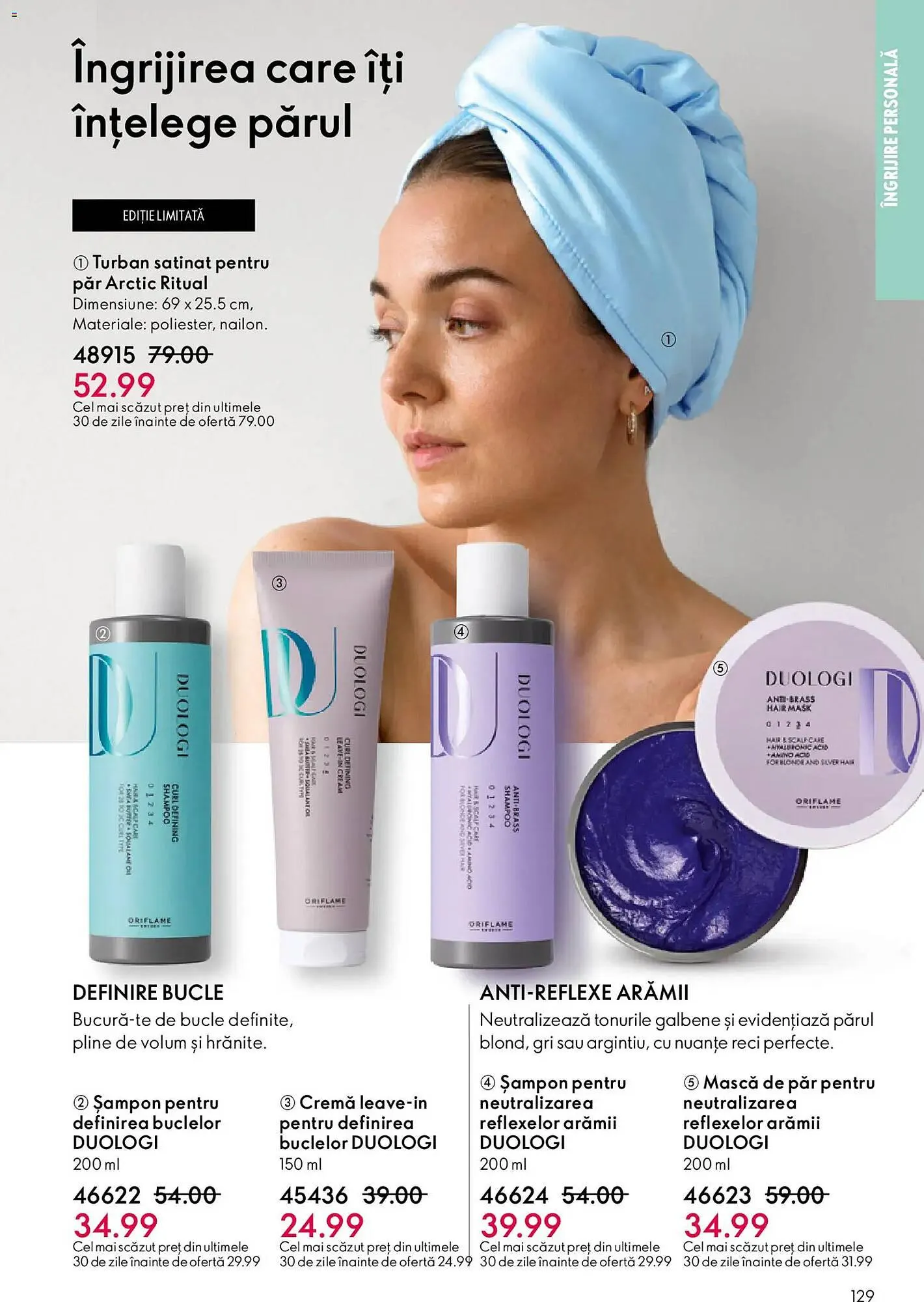 Catalog Catalog Oriflame de la 14 aprilie până la 5 mai 2026 - Revista Pagina 129