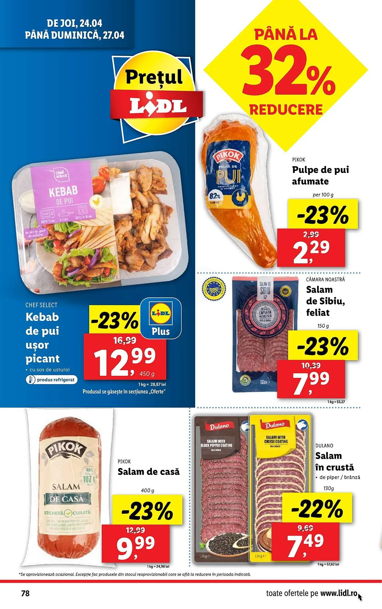 Catalog Catalog Lidl de la 22 aprilie până la 27 aprilie 2025 - Revista Pagina 78