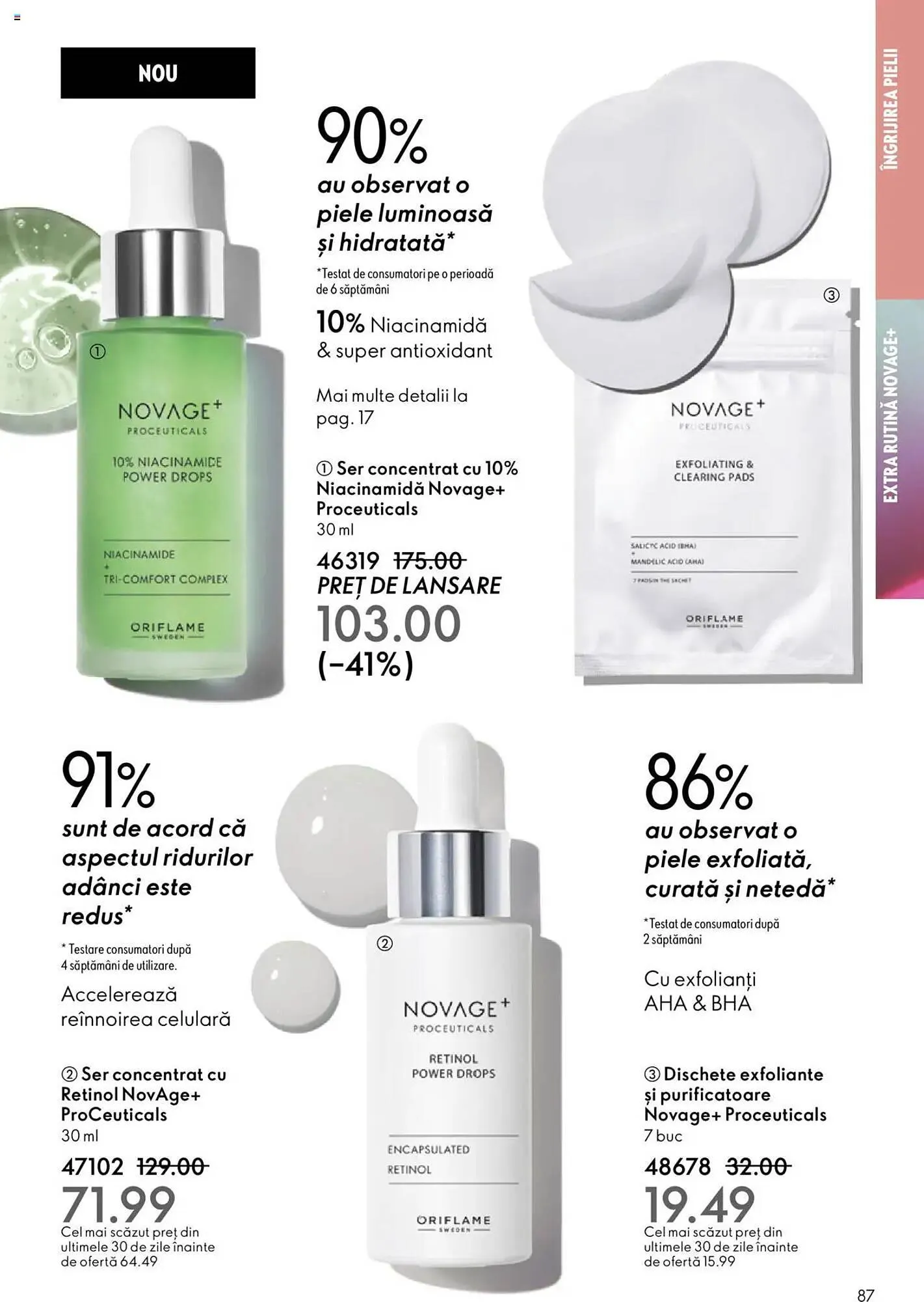 Catalog Catalog Oriflame de la 22 octombrie până la 11 noiembrie 2025 - Revista Pagina 87
