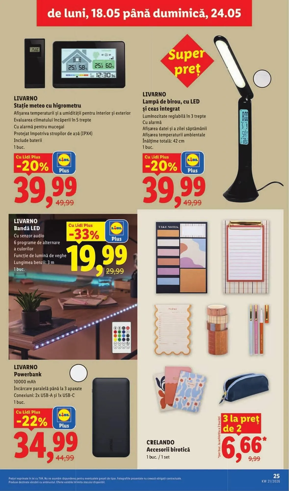 Catalog Catalog Lidl de la 18 mai până la 24 mai 2026 - Revista Pagina 25