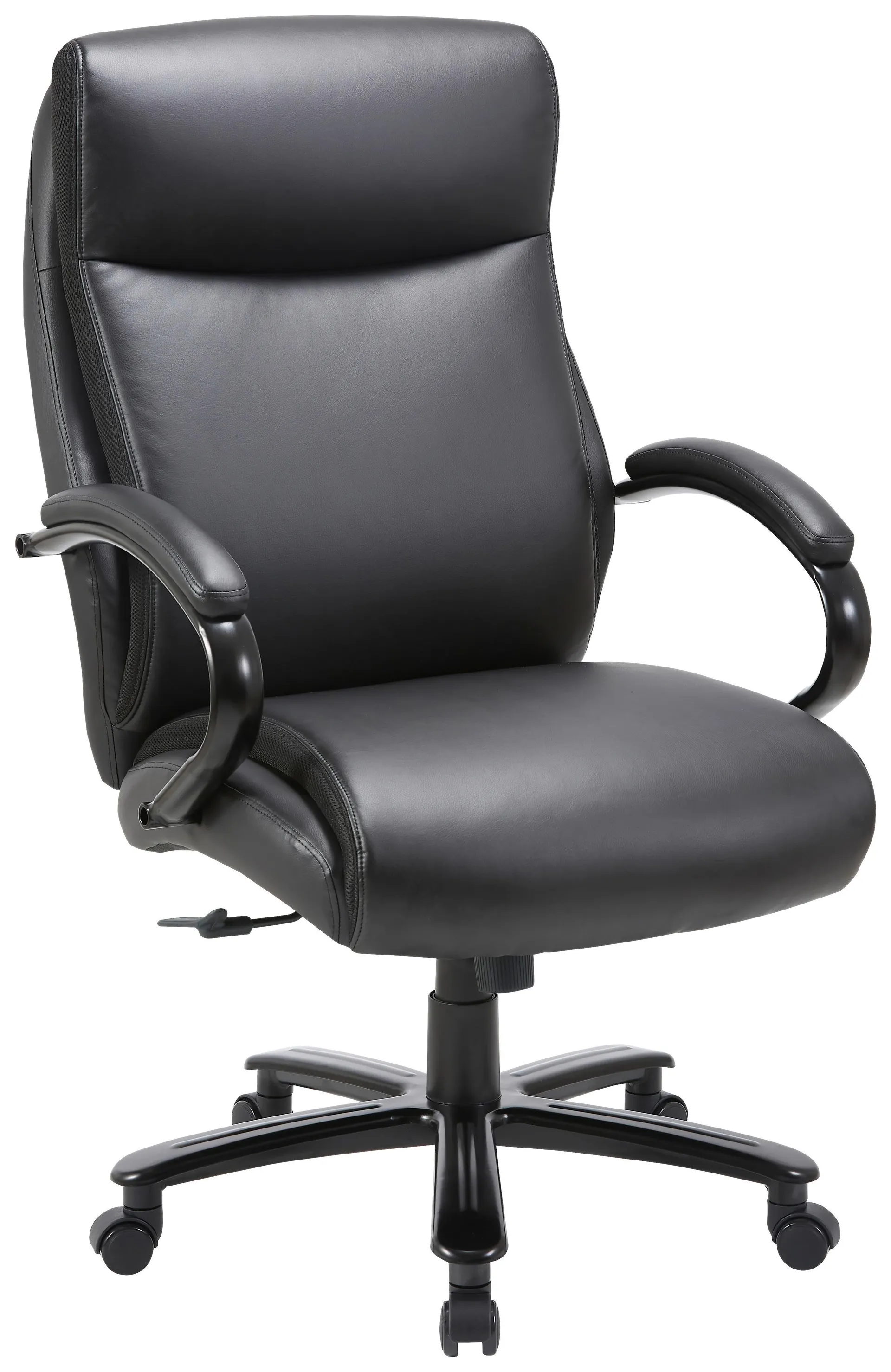 SCAUN DIRECTORIAL in imitație piele negru