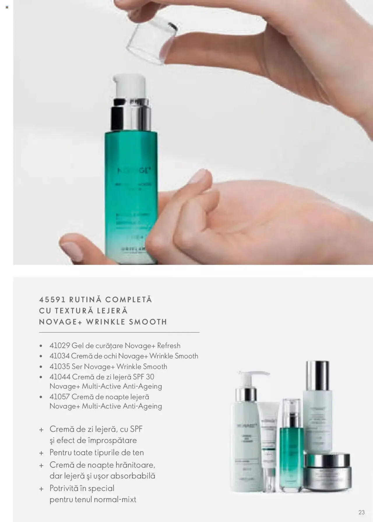 Catalog Oriflame catalog - Ghidul NOVAGE+ de la 1 martie până la 31 decembrie 2023 - Revista Pagina 23