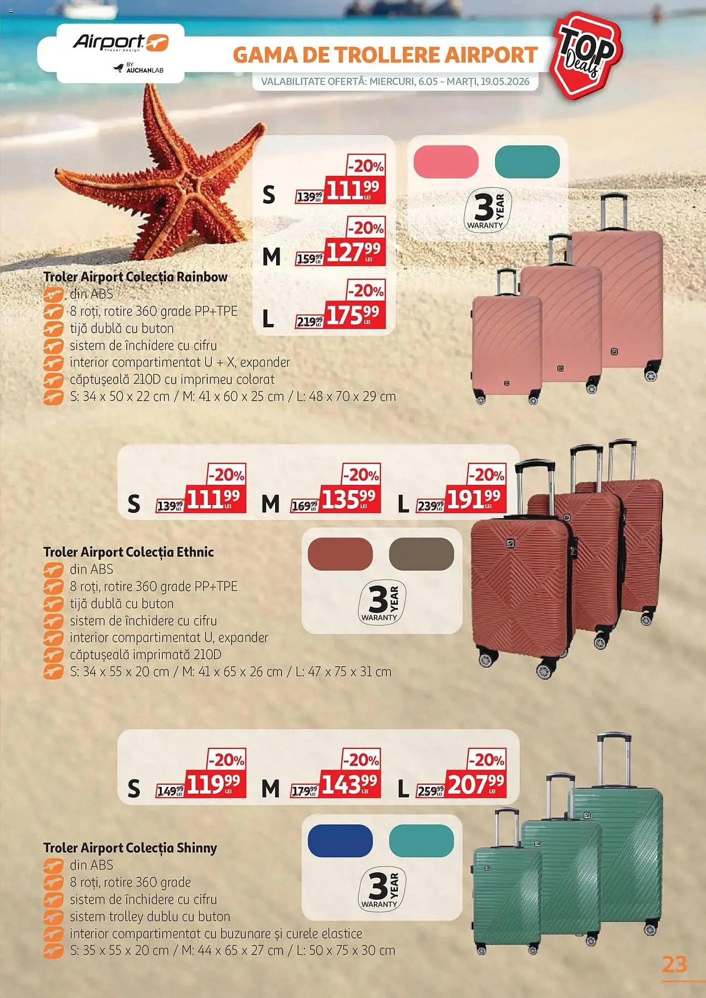 Catalog Catalog Auchan de la 6 mai până la 19 mai 2026 - Revista Pagina 23