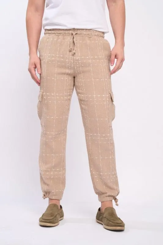 Manche Paris - Pantaloni barbat cargo cu model