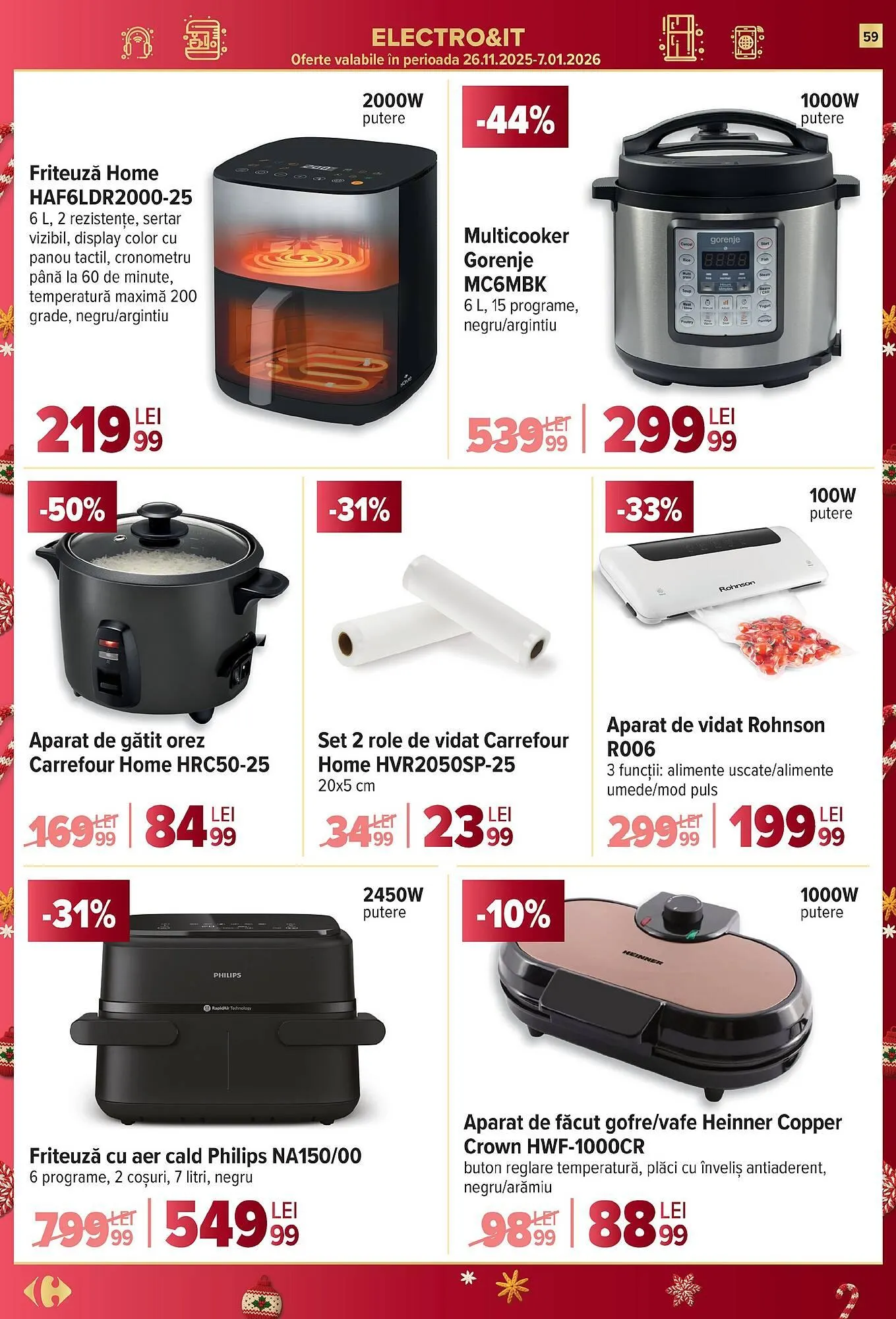 Catalog Catalog Carrefour de la 3 decembrie până la 9 decembrie 2025 - Revista Pagina 59