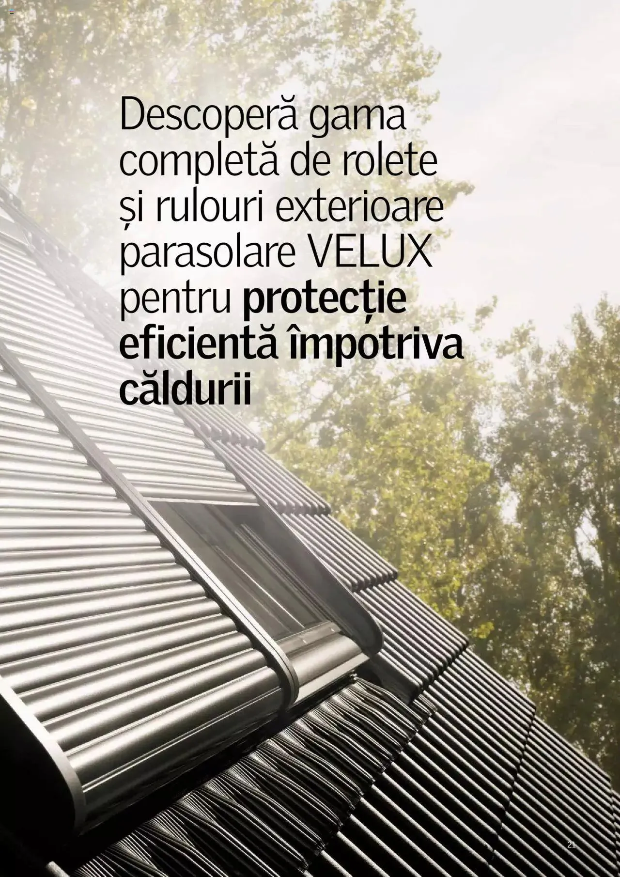 Catalog Velux catalog - Rulouri şi rolete 2022 de la 7 martie până la 31 decembrie 2023 - Revista Pagina 21
