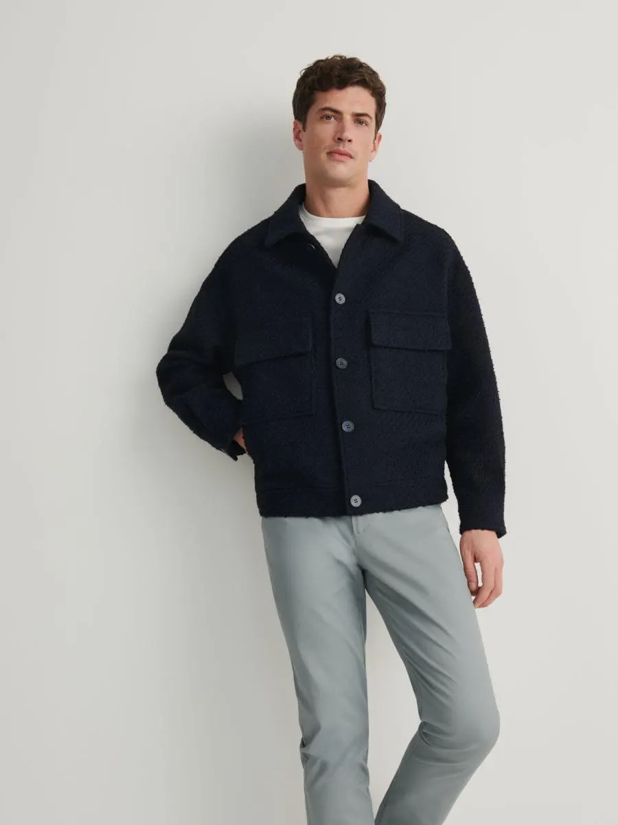 Geacă cu adaos de lână