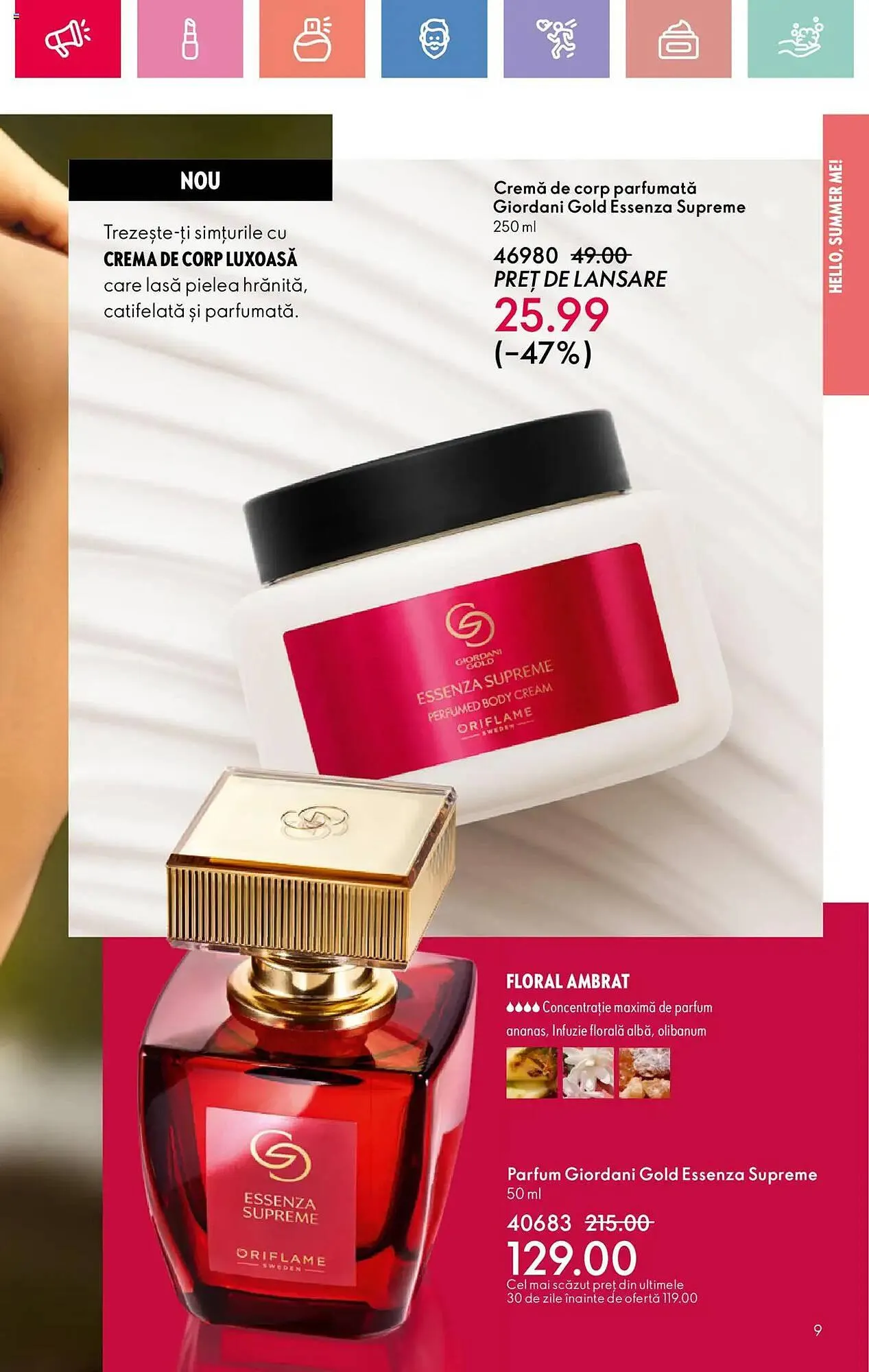 Catalog Catalog Oriflame de la 6 iulie până la 26 iulie 2025 - Revista Pagina 9