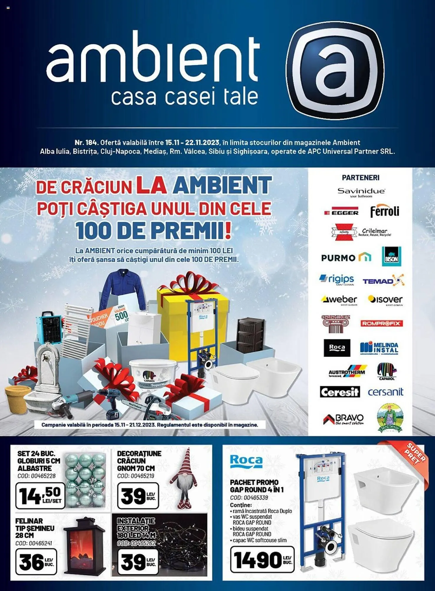 Catalog Ambient catalog de la 15 noiembrie până la 22 decembrie 2023 - Revista Pagina 1