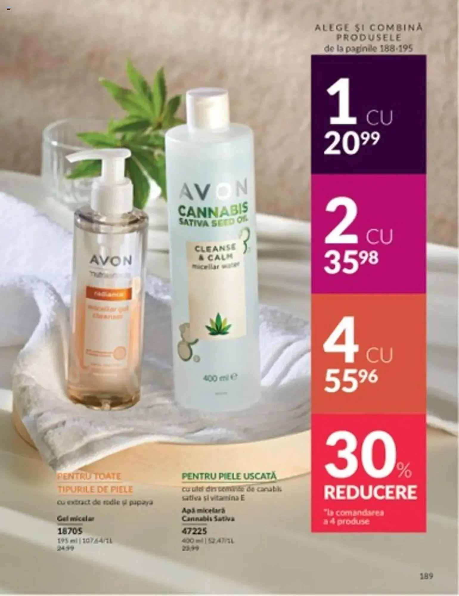 Catalog Catalog Avon de la 1 martie până la 31 martie 2025 - Revista Pagina 189