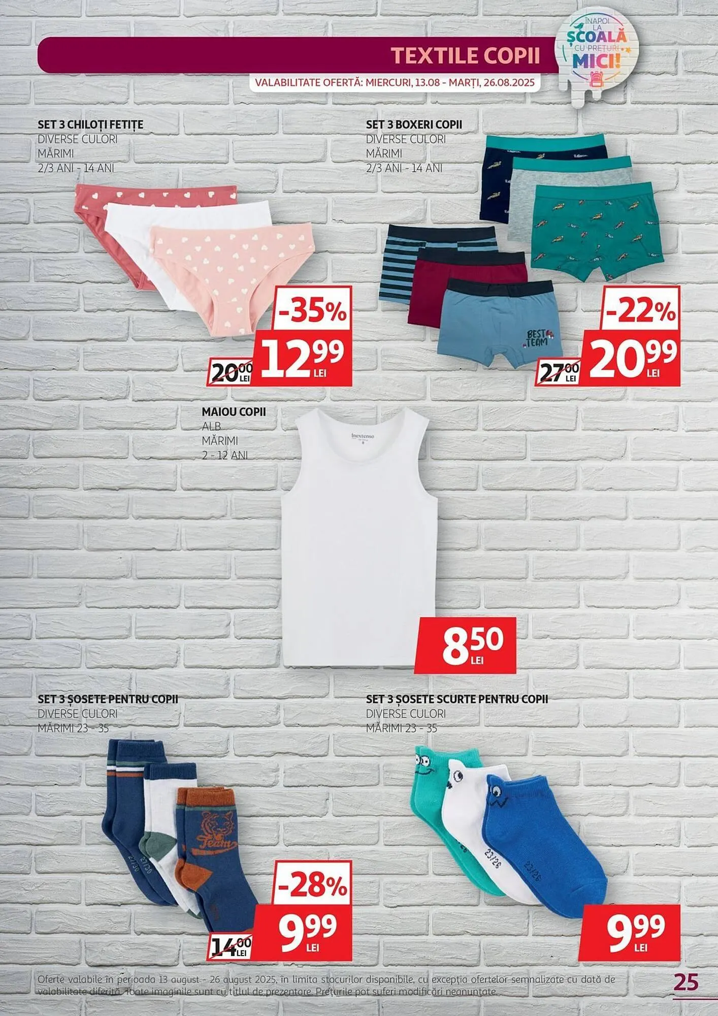 Catalog Catalog Auchan de la 13 august până la 26 august 2025 - Revista Pagina 25