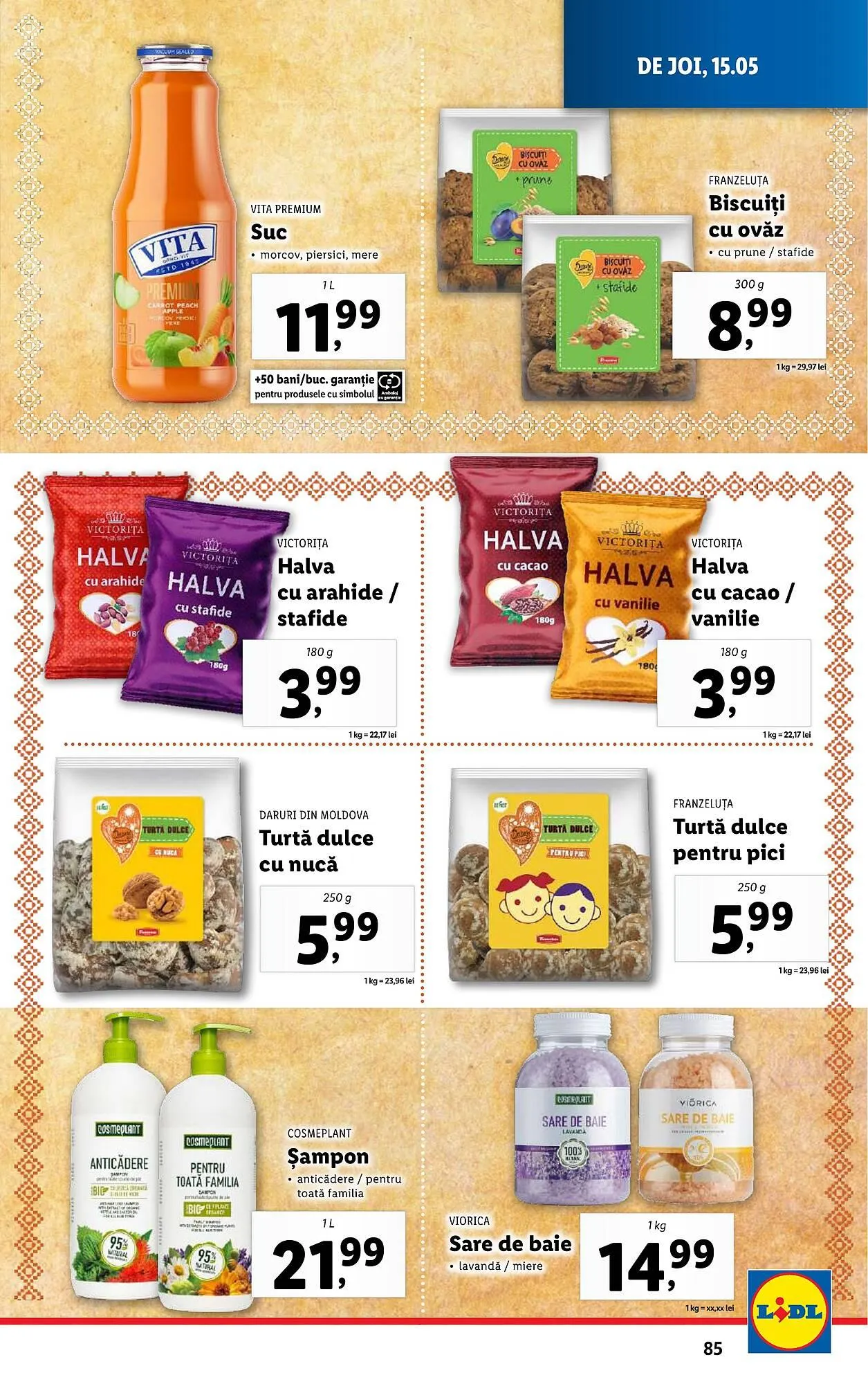 Catalog Catalog Lidl de la 12 mai până la 18 mai 2025 - Revista Pagina 85
