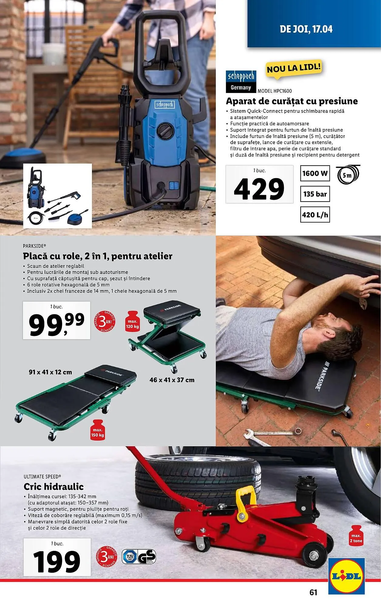 Catalog Catalog Lidl de la 14 aprilie până la 19 aprilie 2025 - Revista Pagina 61