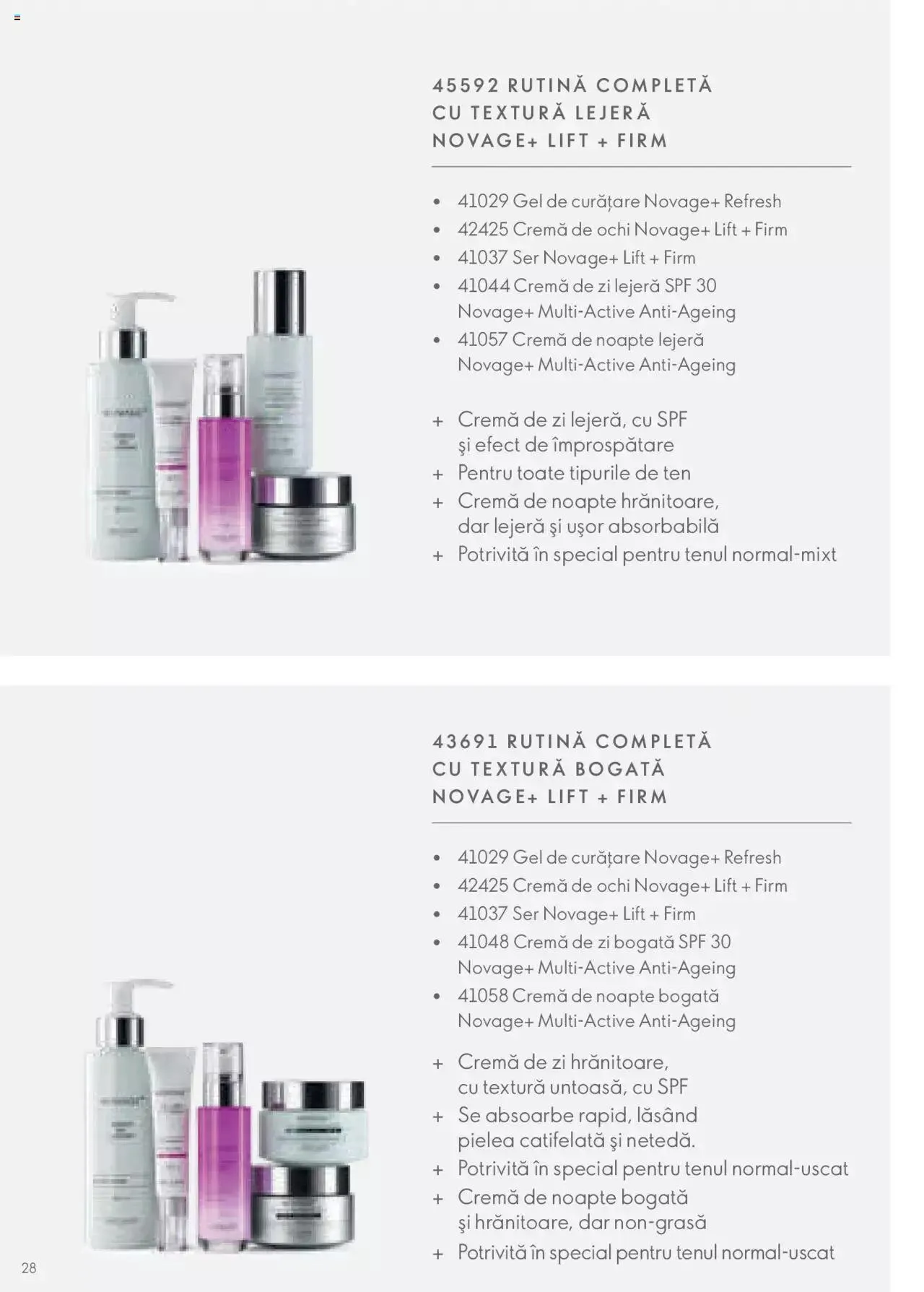 Catalog Oriflame catalog - Ghidul NOVAGE+ de la 1 martie până la 31 decembrie 2023 - Revista Pagina 28