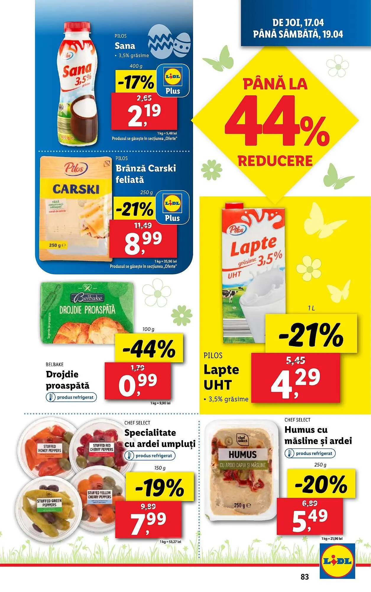 Catalog Catalog Lidl de la 14 aprilie până la 19 aprilie 2025 - Revista Pagina 83