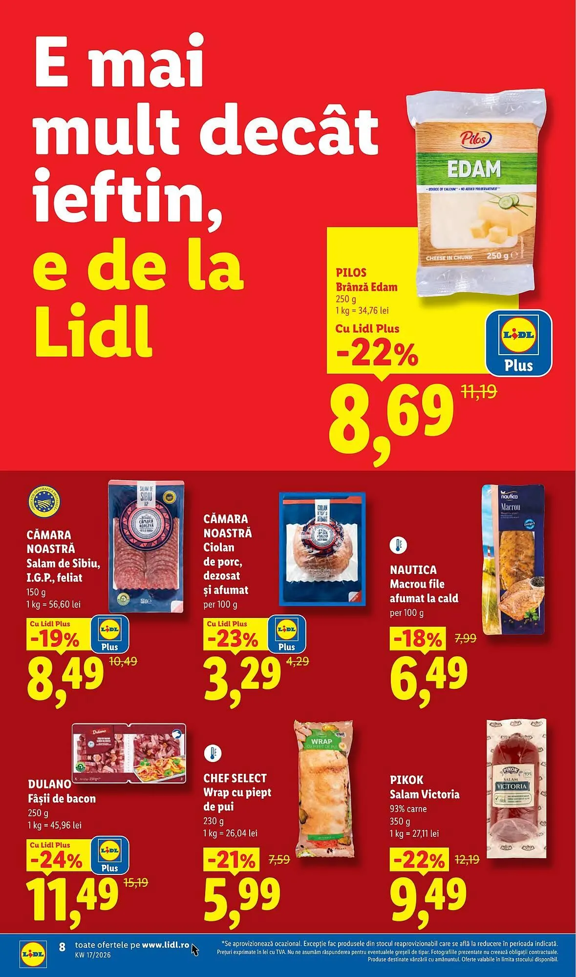 Catalog Catalog Lidl de la 20 aprilie până la 26 aprilie 2026 - Revista Pagina 8