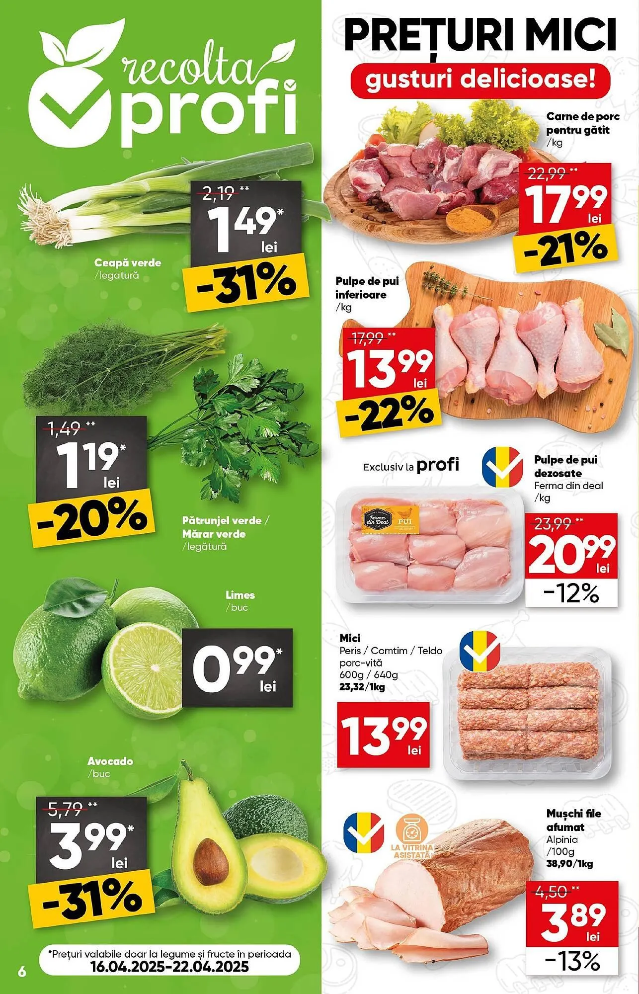 Catalog Catalog PROFI de la 16 aprilie până la 29 aprilie 2025 - Revista Pagina 6