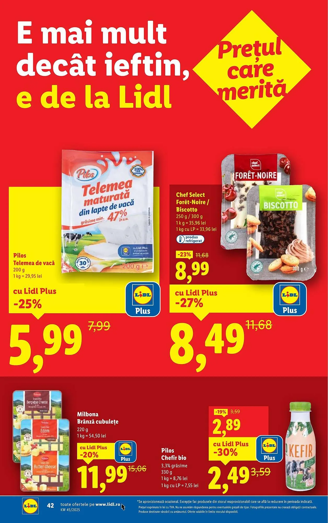 Catalog Catalog Lidl de la 3 noiembrie până la 9 noiembrie 2025 - Revista Pagina 42