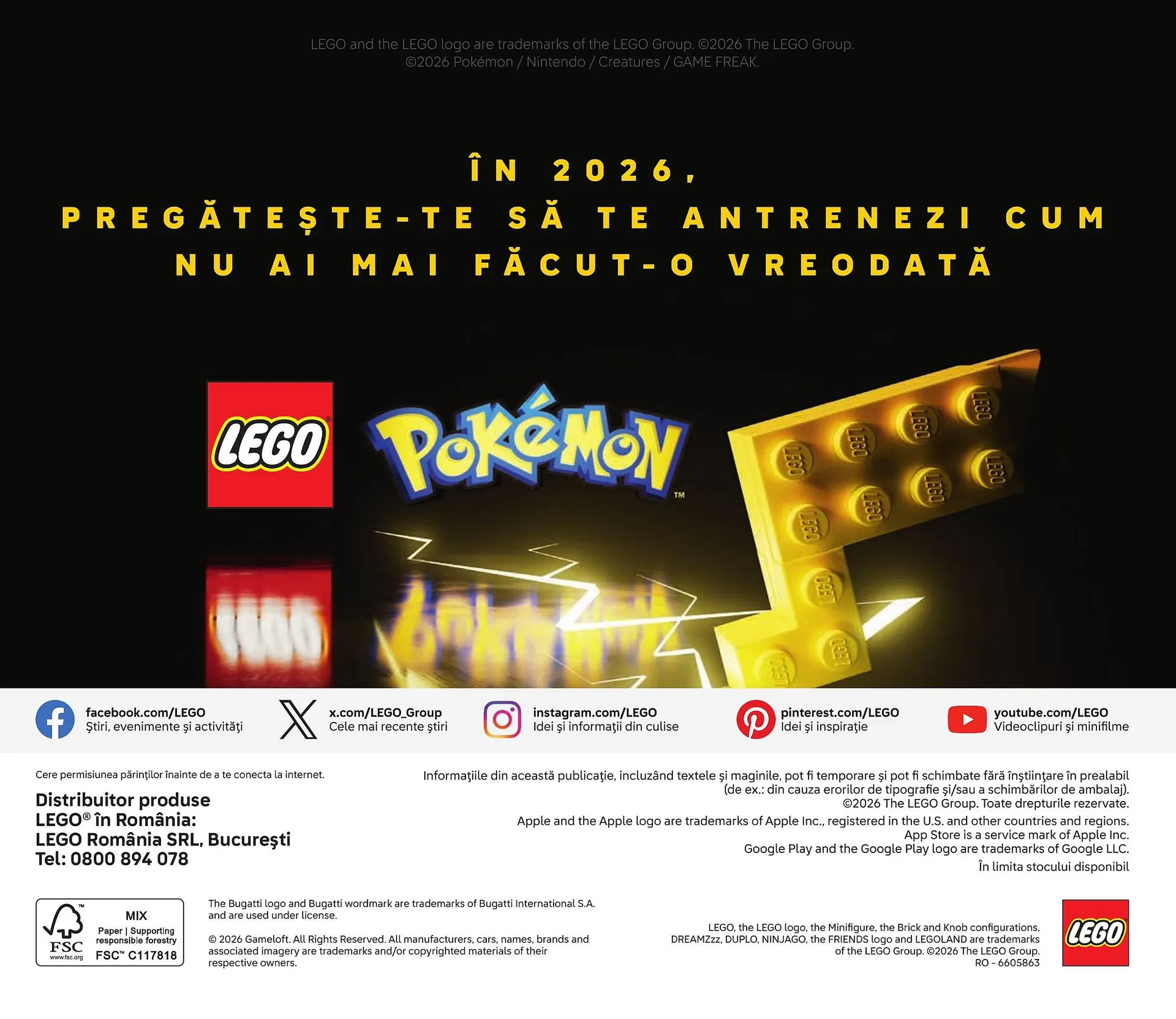 Catalog Catalog Lego de la 1 ianuarie până la 30 iunie 2026 - Revista Pagina 128