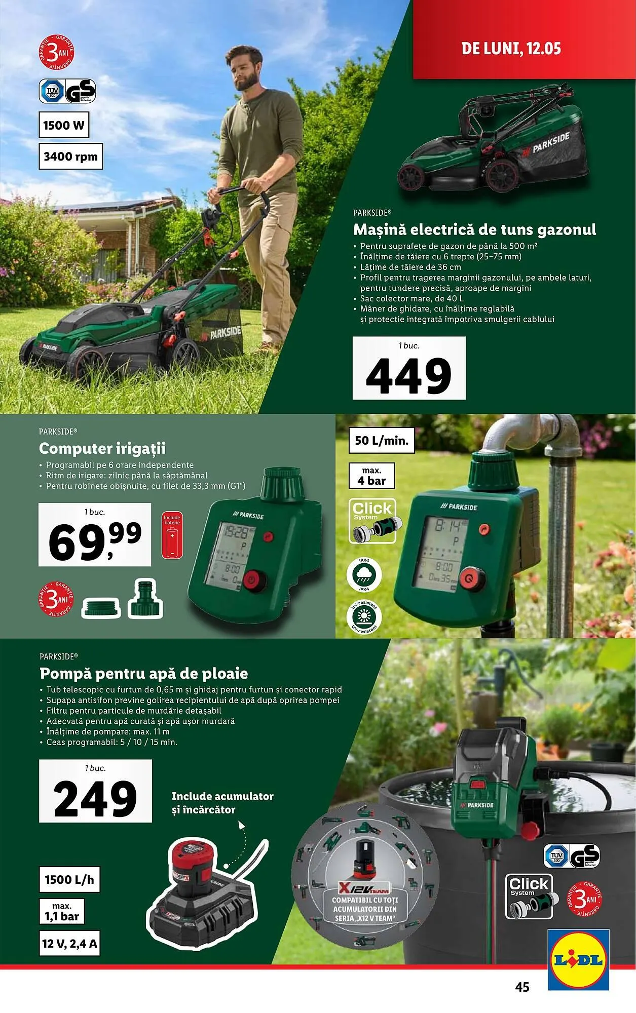 Catalog Catalog Lidl de la 12 mai până la 18 mai 2025 - Revista Pagina 45