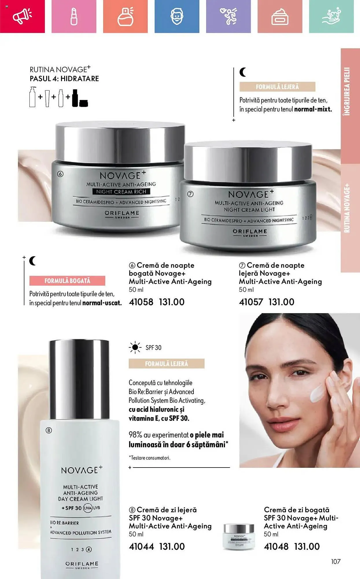 Catalog Catalog Oriflame de la 26 iulie până la 19 august 2025 - Revista Pagina 107