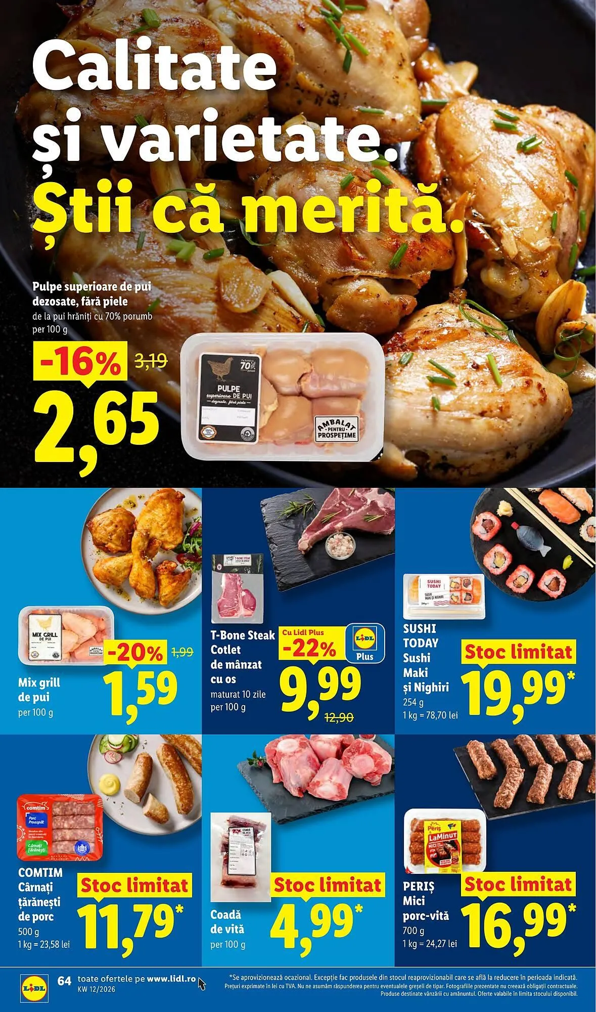Catalog Catalog Lidl de la 16 martie până la 22 martie 2026 - Revista Pagina 64