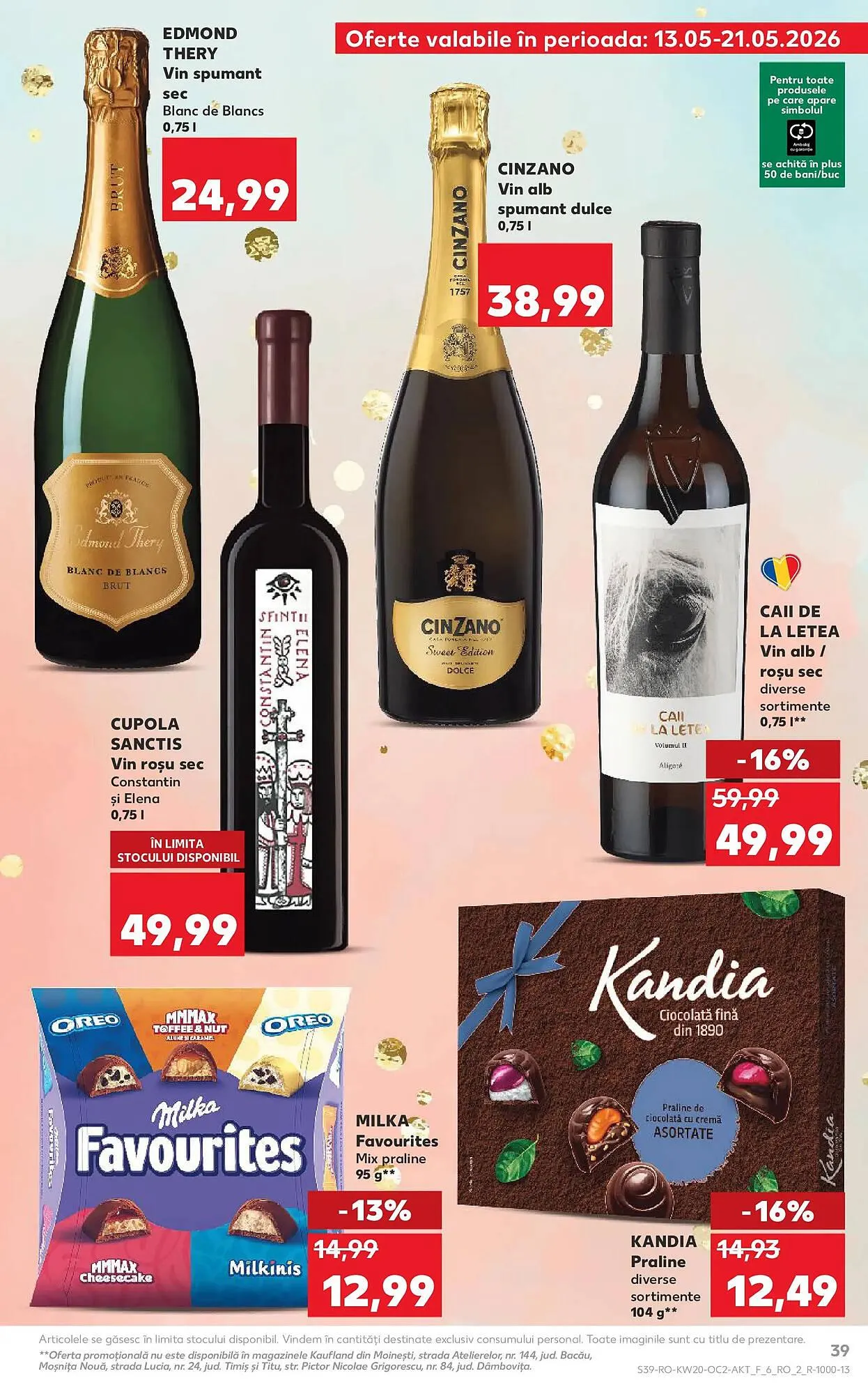 Catalog Catalog Kaufland de la 13 mai până la 19 mai 2026 - Revista Pagina 39