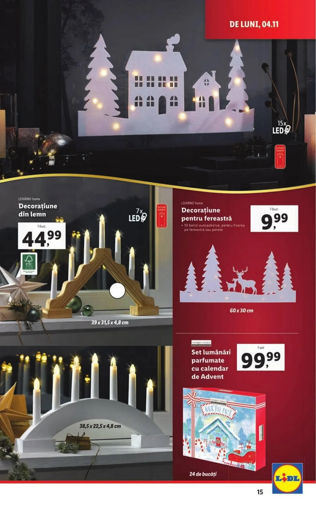 Catalog Catalog Lidl de la 4 noiembrie până la 10 noiembrie 2024 - Revista Pagina 15