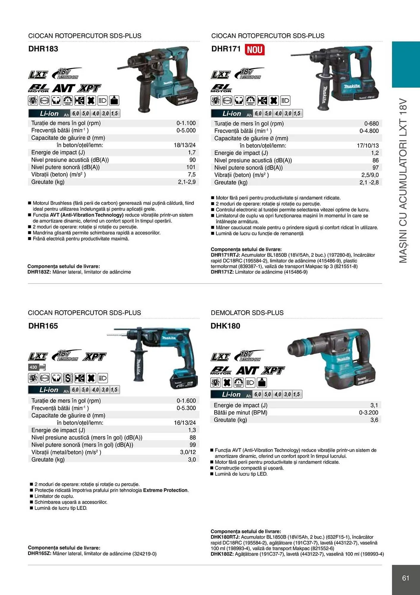 Catalog Catalog Makita de la 28 aprilie până la 31 decembrie 2026 - Revista Pagina 61