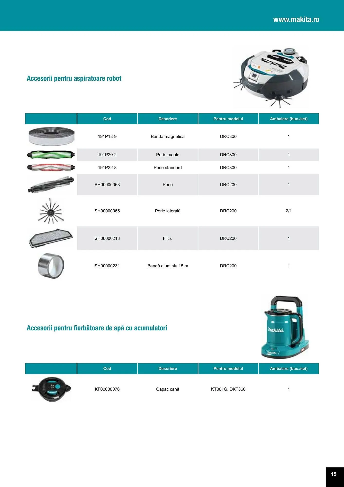Catalog Makita catalog de la 27 iulie până la 31 decembrie 2023 - Revista Pagina 15