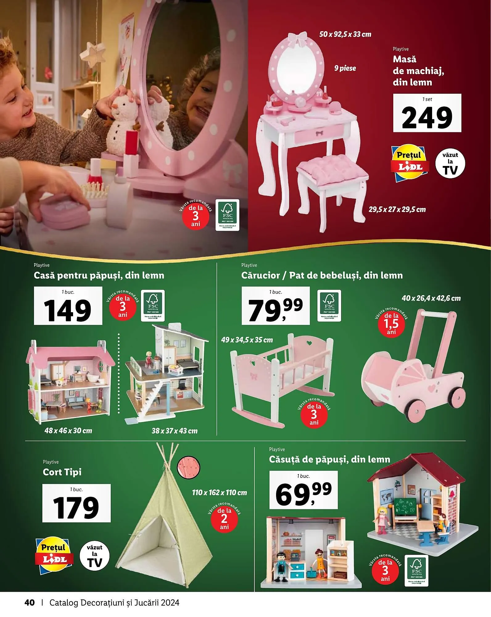 Catalog Catalog Lidl de la 4 noiembrie până la 24 decembrie 2024 - Revista Pagina 40